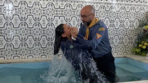 Batismos e investidura marcam o Dia Mundial dos Desbravadores no distrito de Arganil