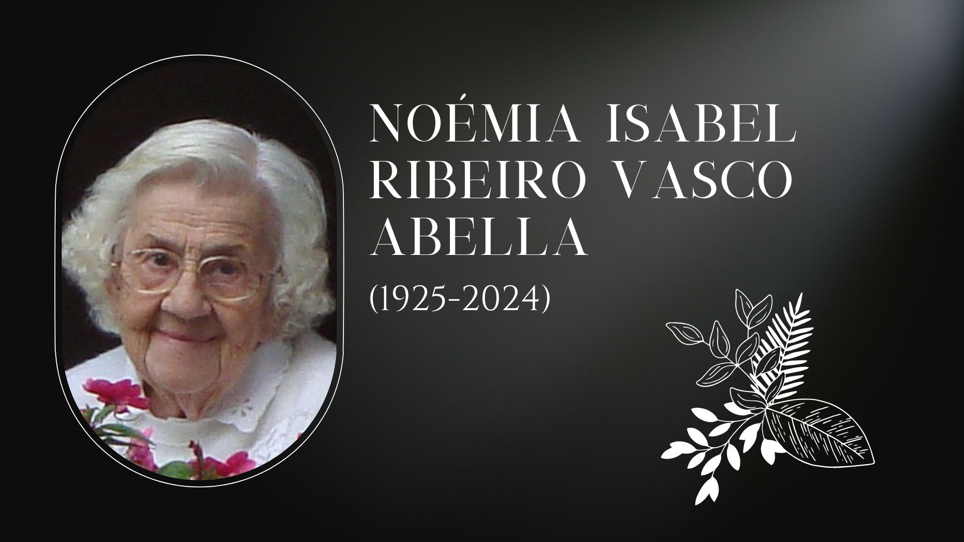 Noémia Isabel Ribeiro Vasco Abella (1925-2024)